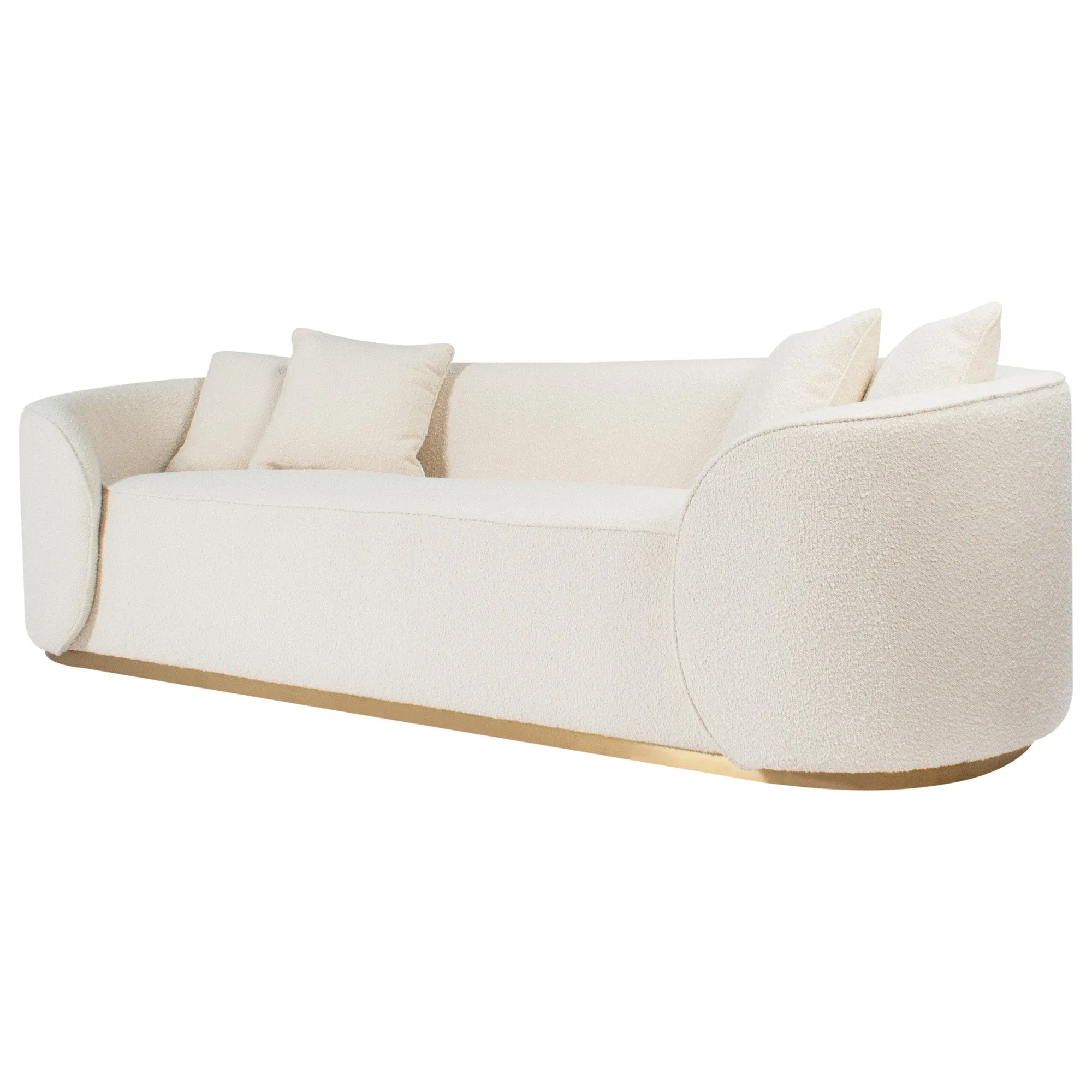 Martita Sofa in Ivory Boucle