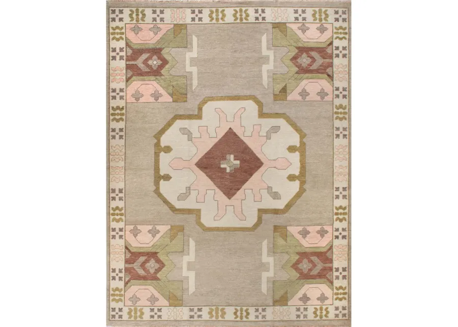 Zara Earth Tones Turkish Knot Rug