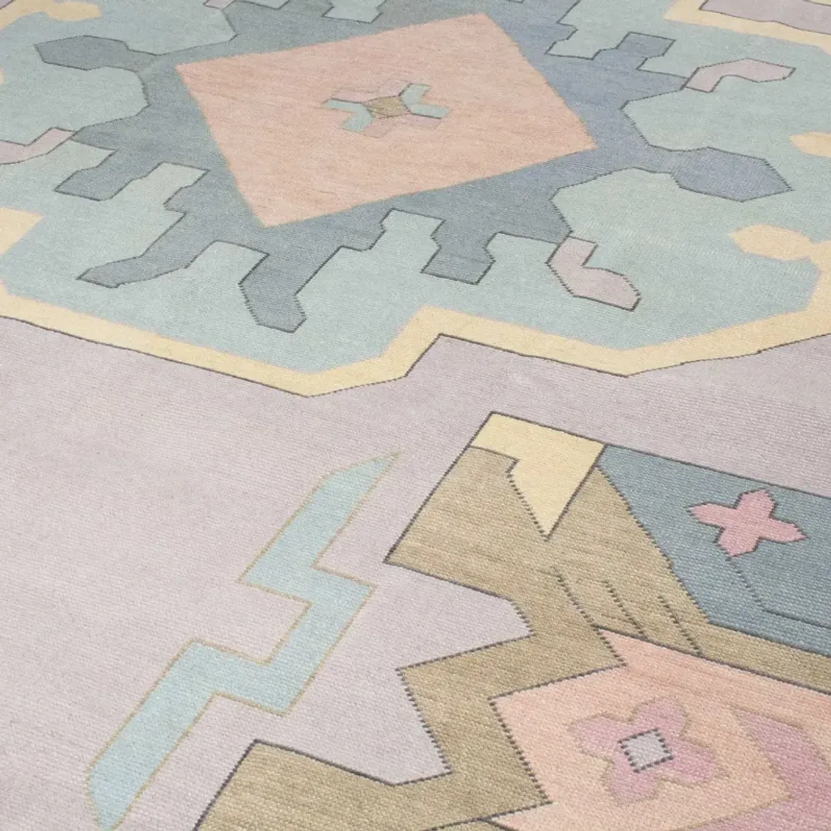 Zara Pastel Turkish Knot Rug