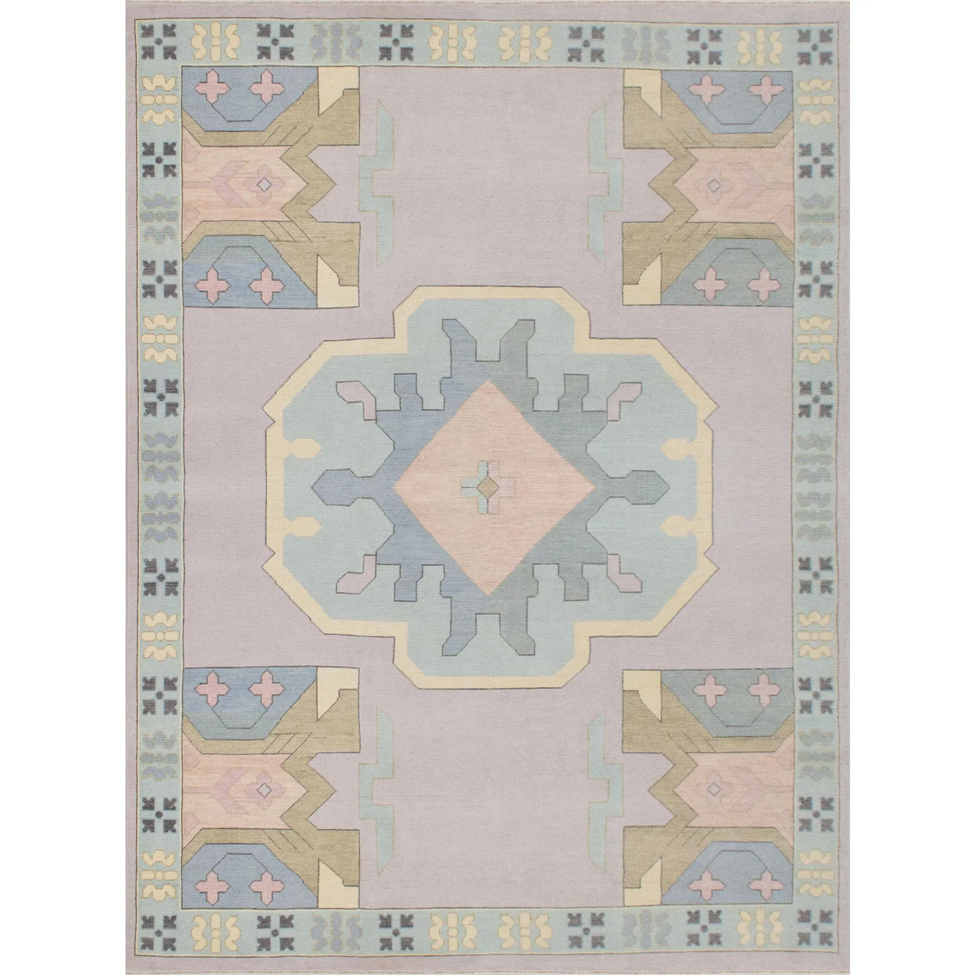 Zara Pastel Turkish Knot Rug