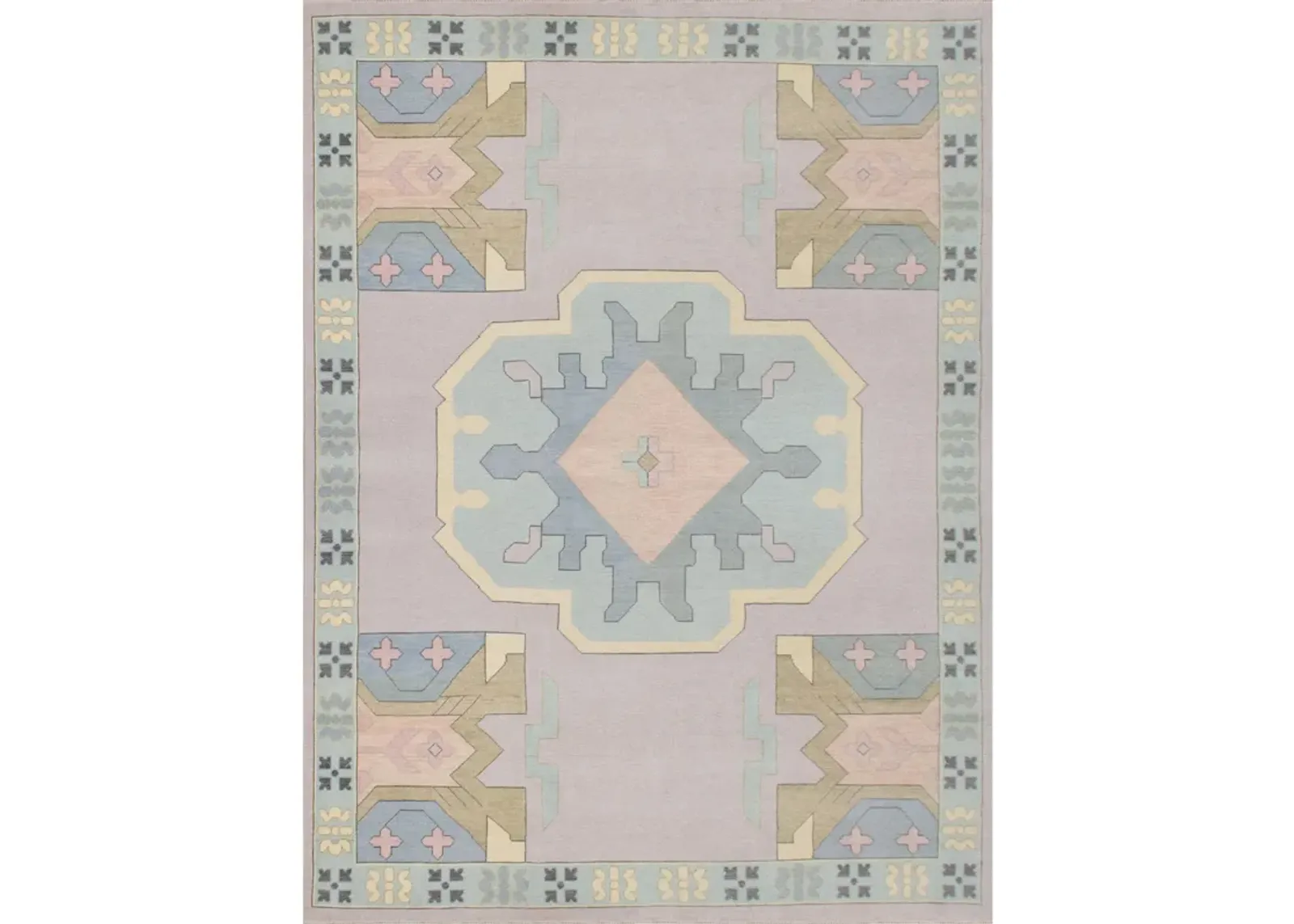 Zara Pastel Turkish Knot Rug