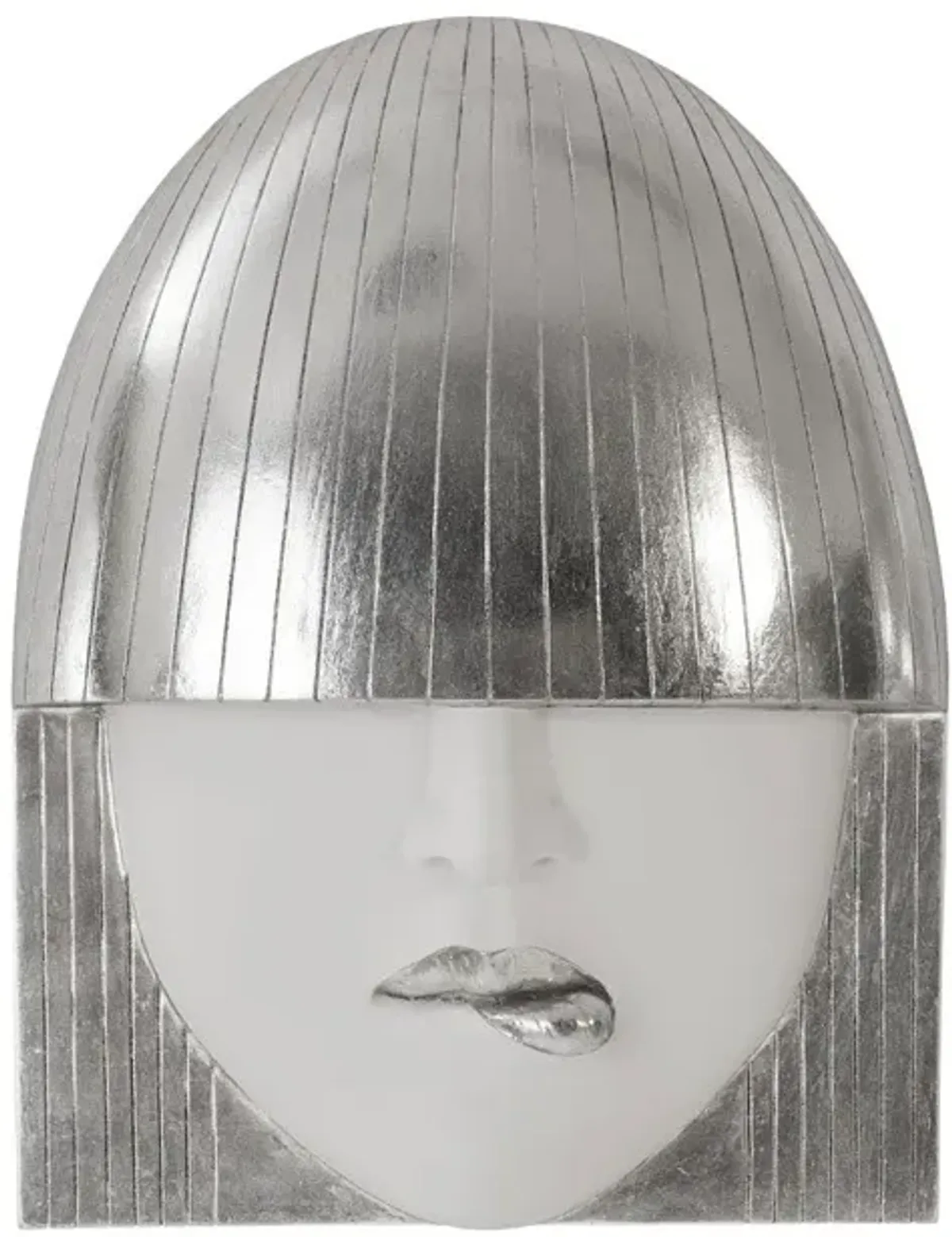 Fashion Faces Small Wall Art Set - Silver