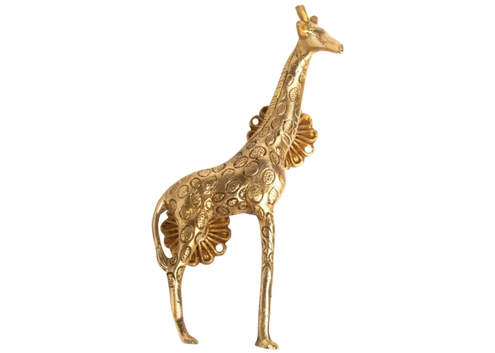 Brass Giraffe Handle - Left