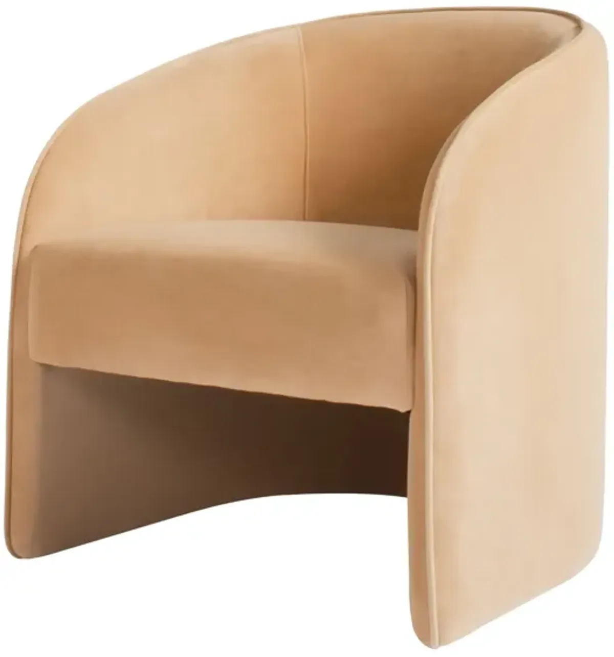 Knox Chair In Caramel Velvet