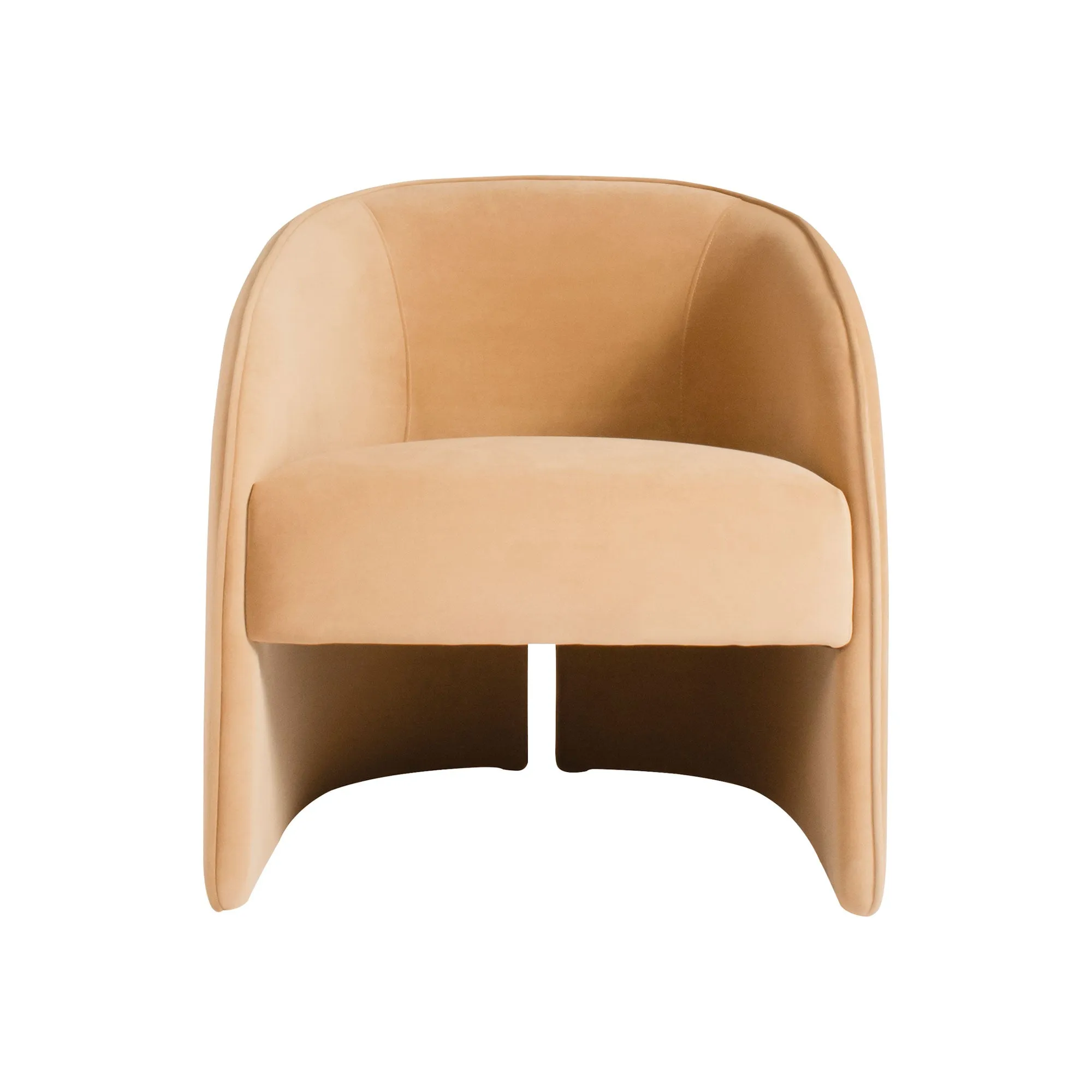 Knox Chair In Caramel Velvet