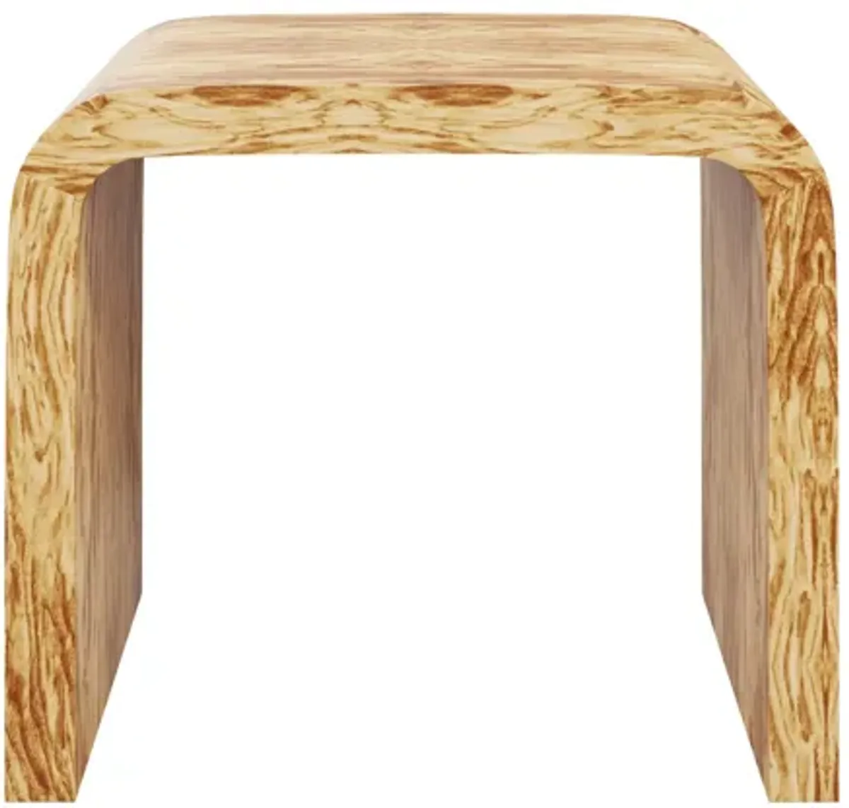 Custom Janus Waterfall Side Table