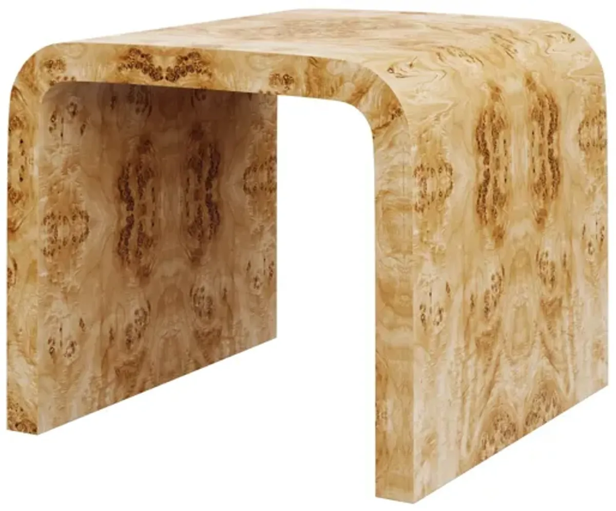 Custom Janus Waterfall Side Table