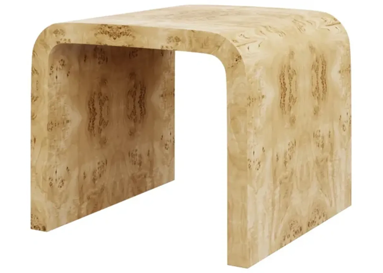 Custom Janus Waterfall Side Table