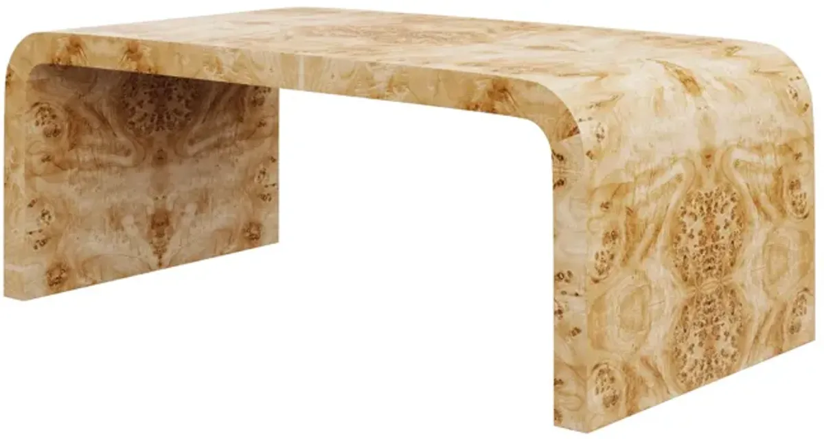 Custom Janus Waterfall Coffee Table