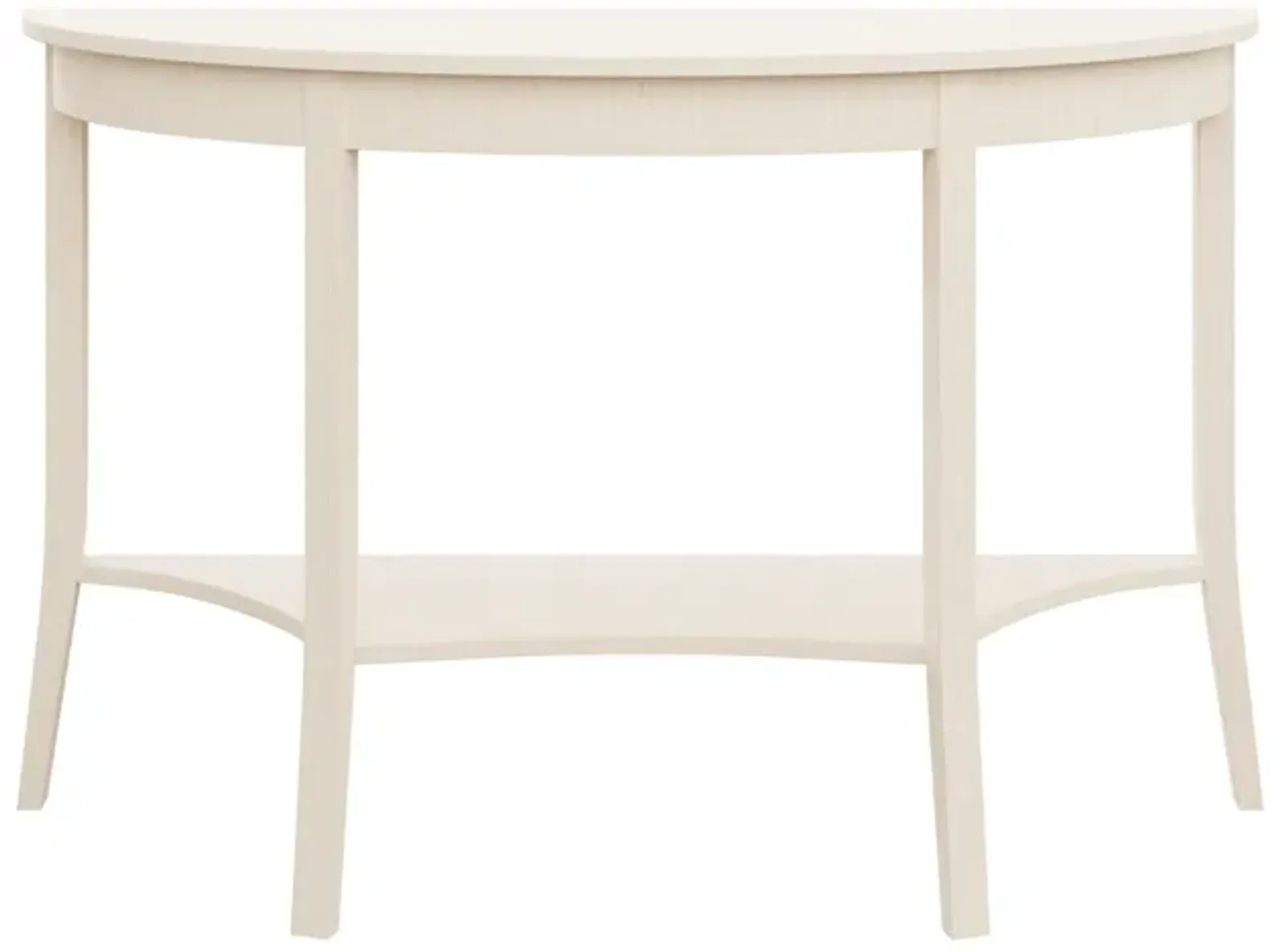 Custom Sussex Demilune Console Table