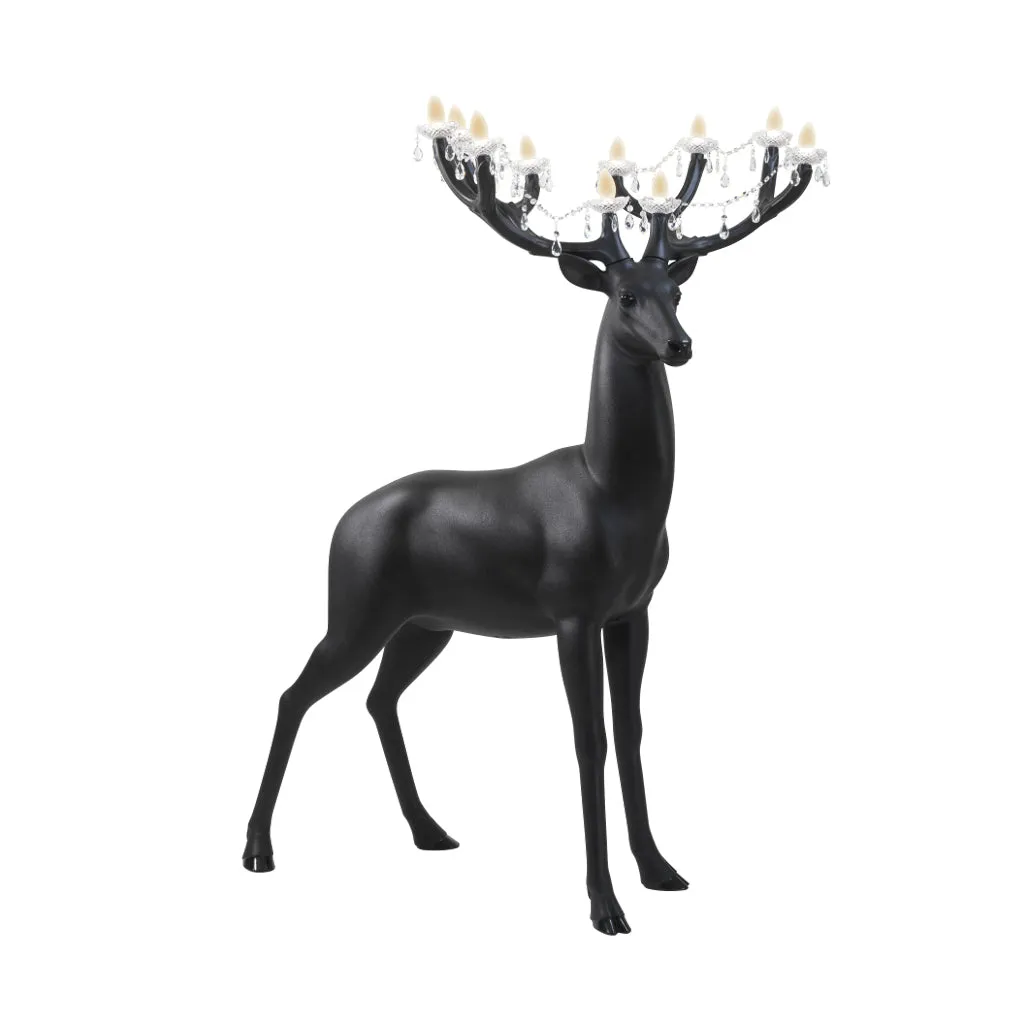 Sherwood Deer Lamp - Black