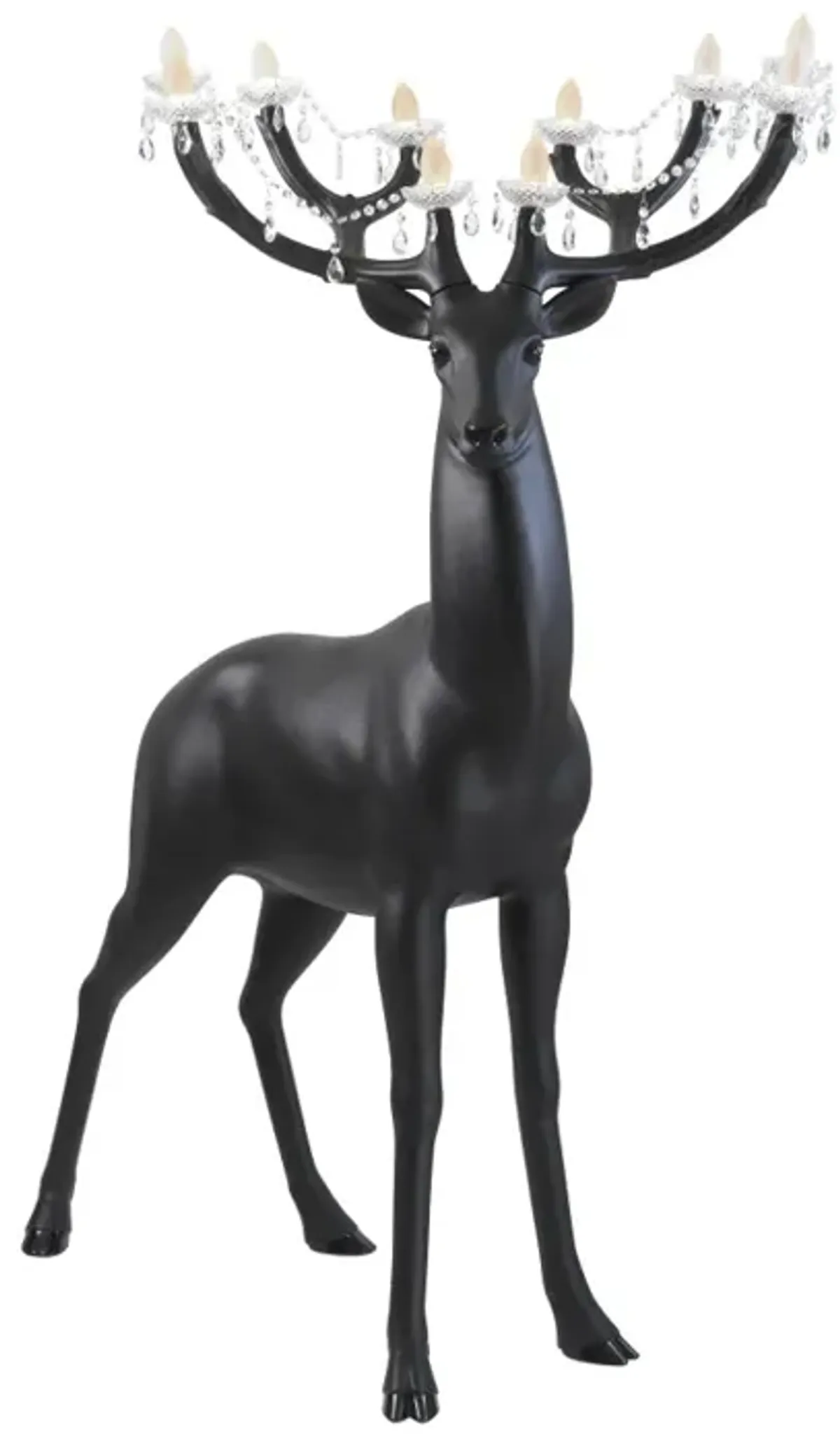 Sherwood Deer Lamp - Black