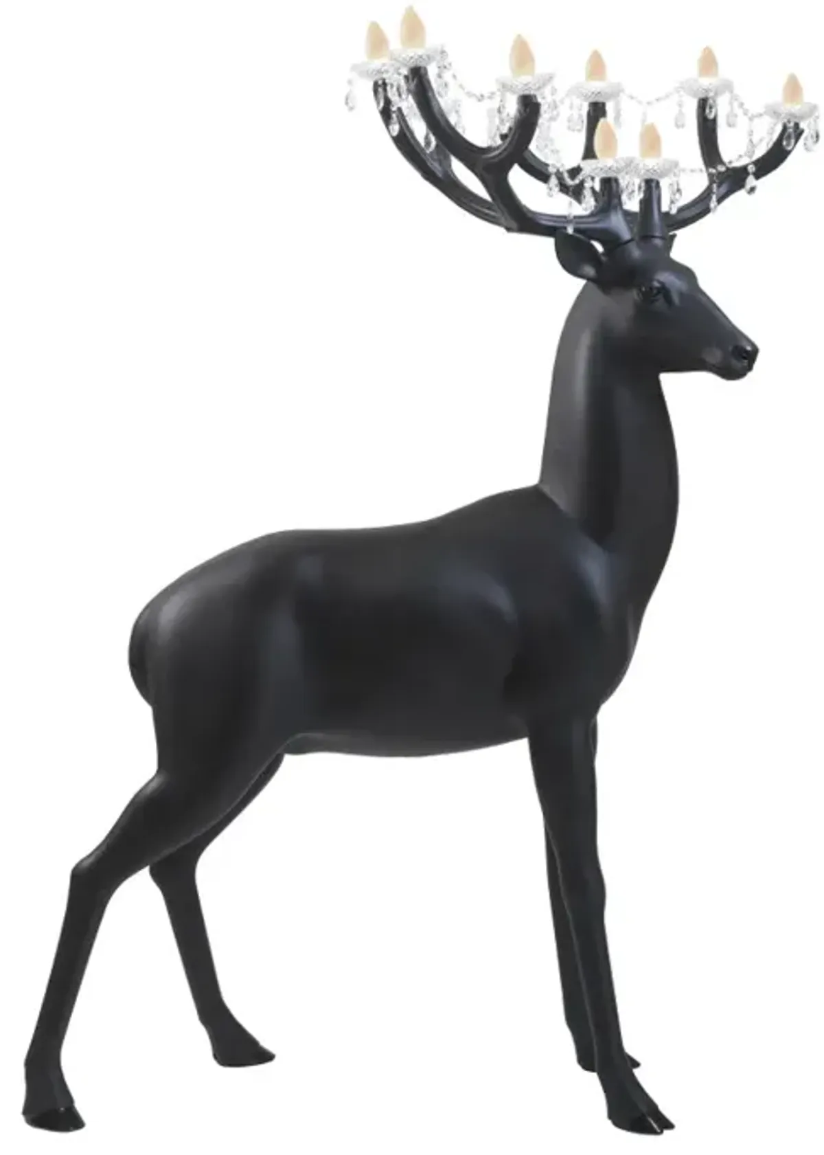 Sherwood Deer Lamp - Black