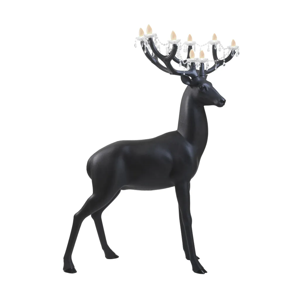 Sherwood Deer Lamp - Black