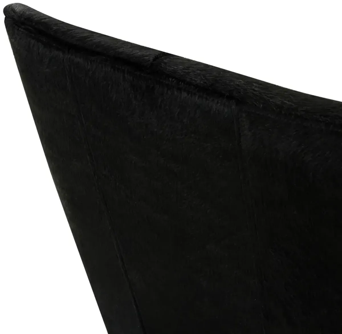 After Midnight Accent Chair in Black Cowhide