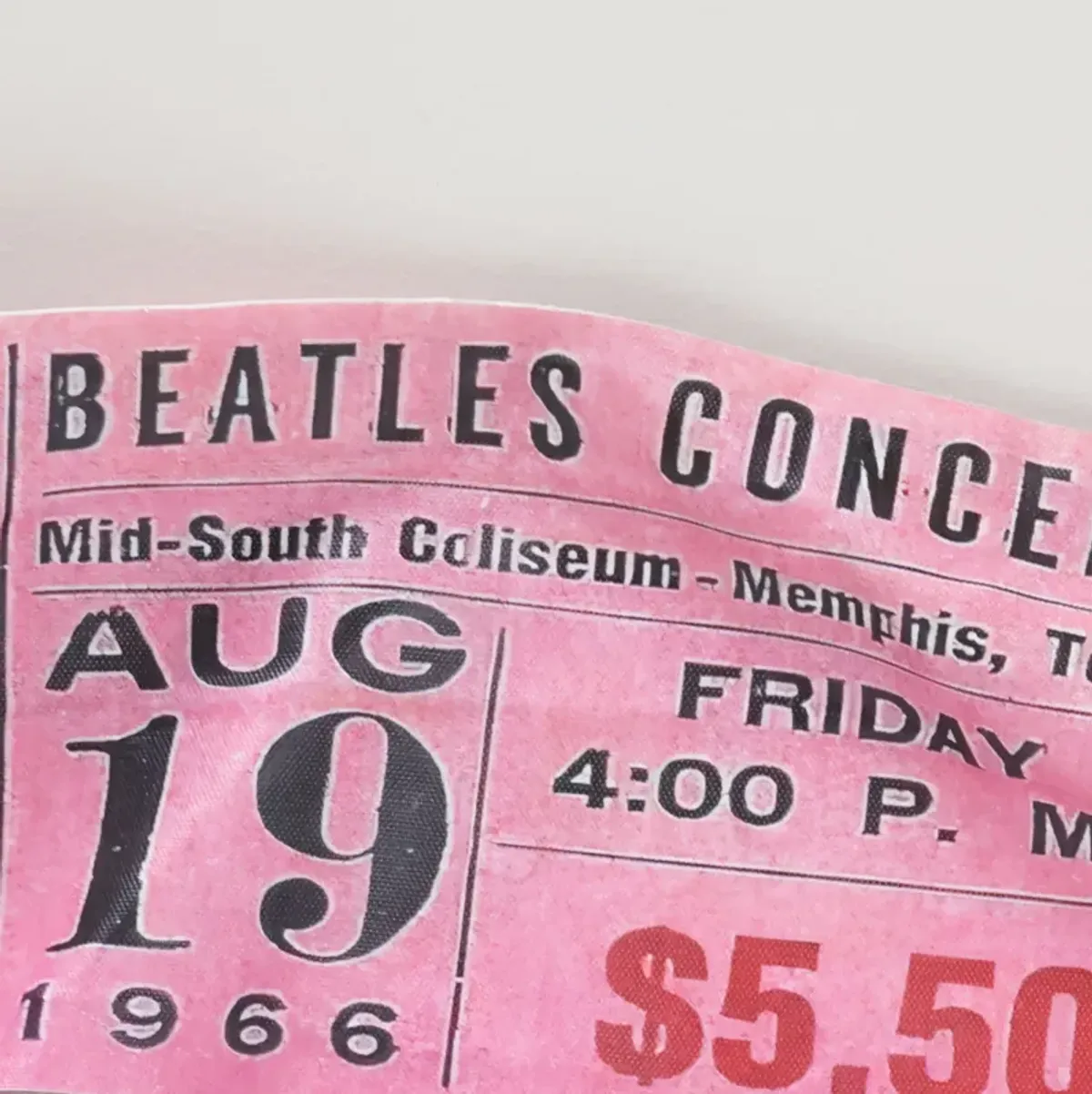 Rock ‘N Roll Stub - 1966