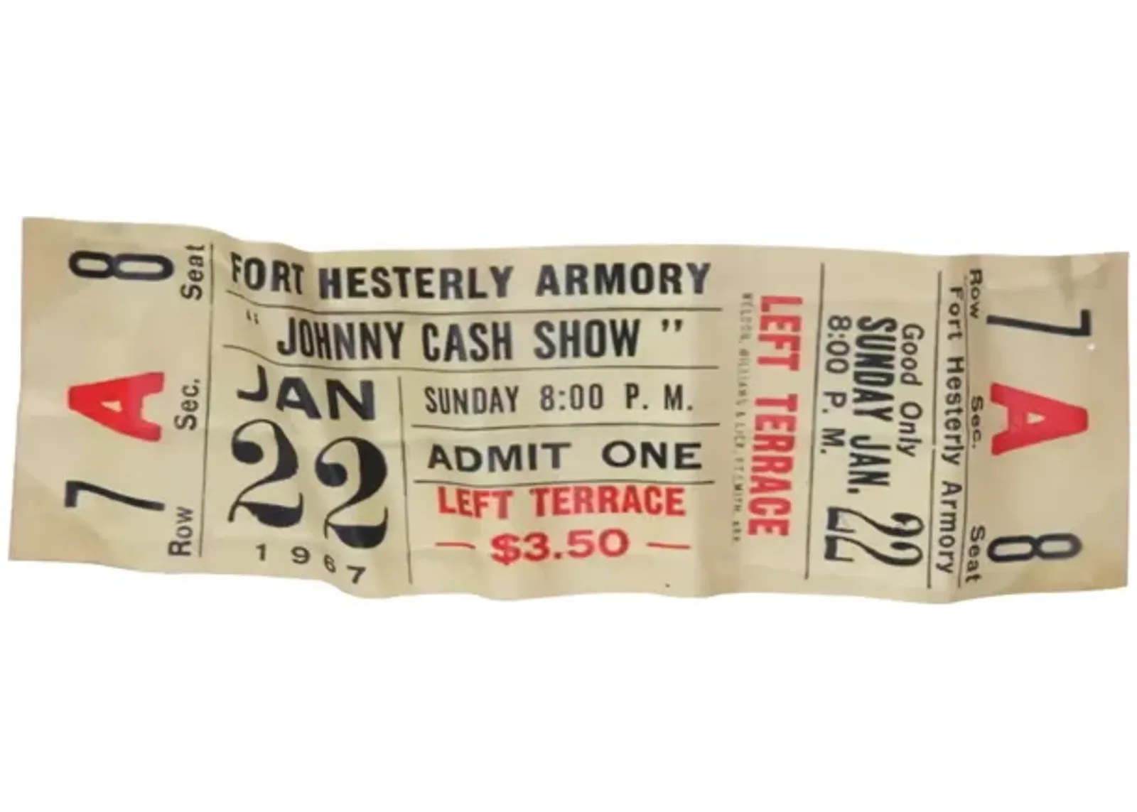 Rock ‘N Roll Stub - 1967