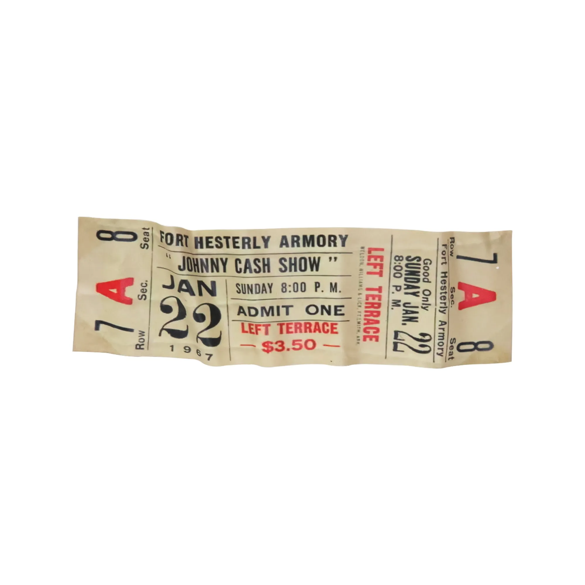 Rock ‘N Roll Stub - 1967