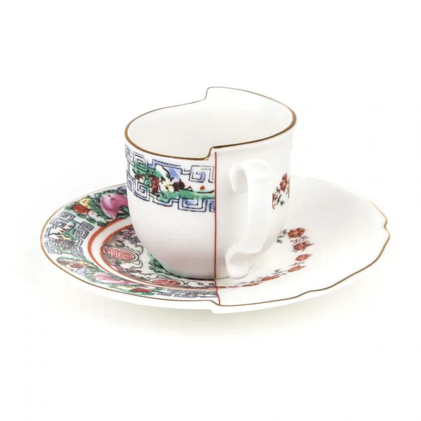 Hybrid Coffee Cup With Saucer - Tamara by Seletti