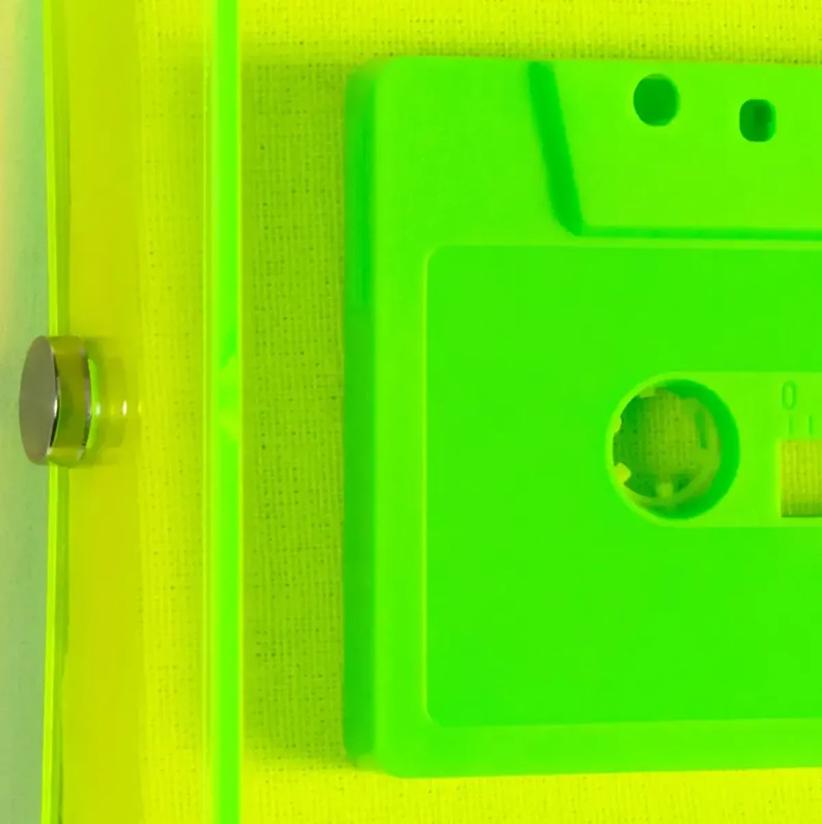 Cassette Tape Petite - Neon Green