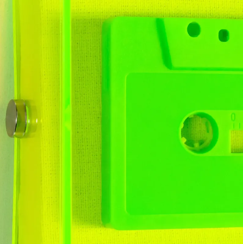 Cassette Tape Petite - Neon Green