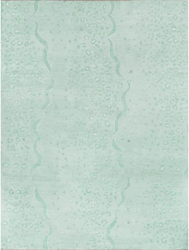 Charlize Mint Turkish Knot Rug