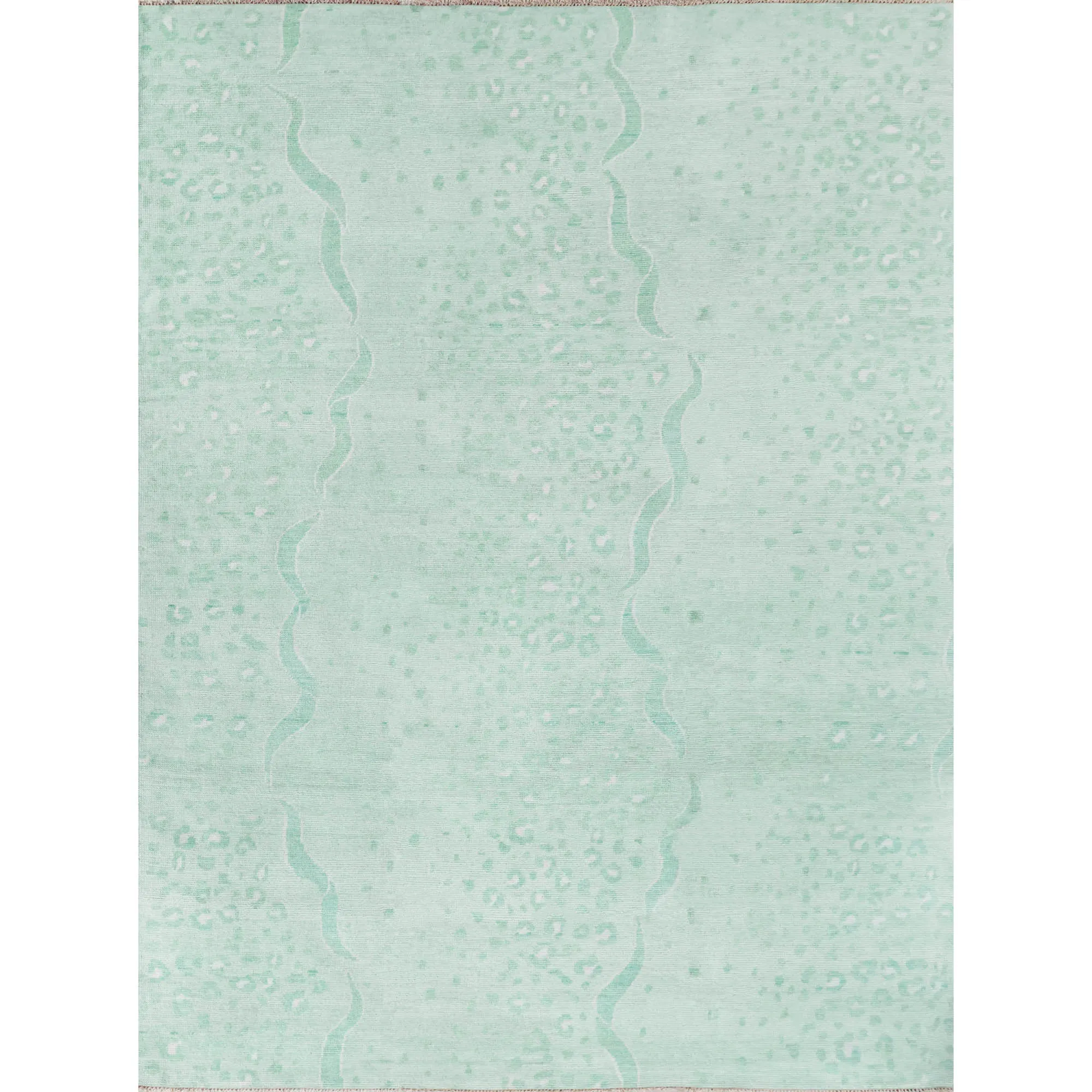 Charlize Mint Turkish Knot Rug