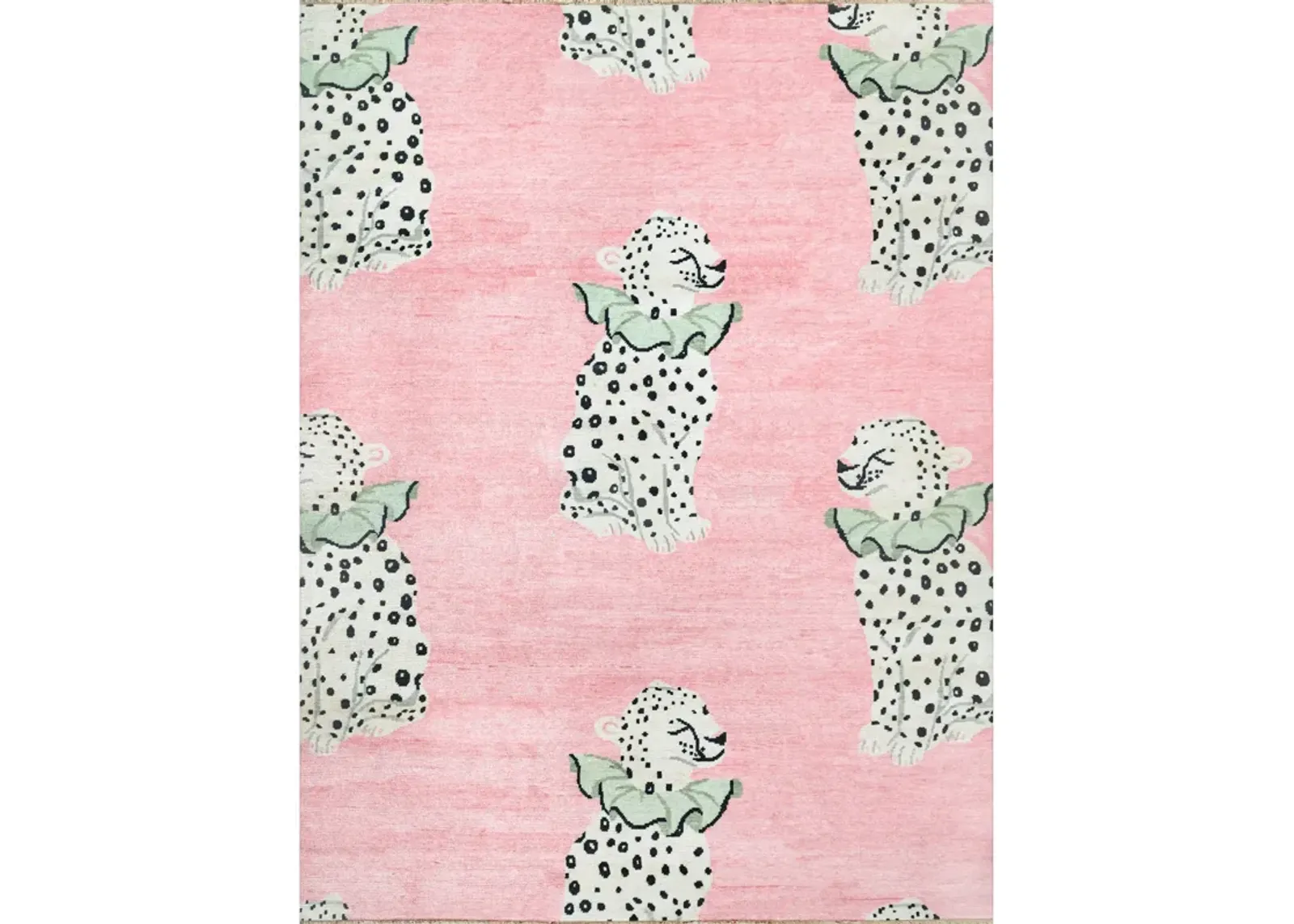 Darby Pink Turkish Knot Rug