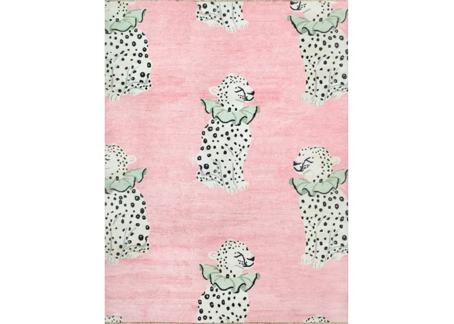 Darby Pink Turkish Knot Rug