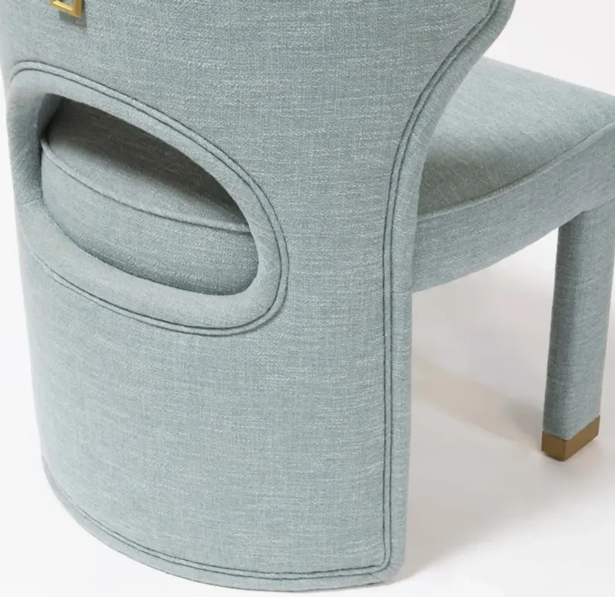 Valerie Dining Chair in French Blue Linen