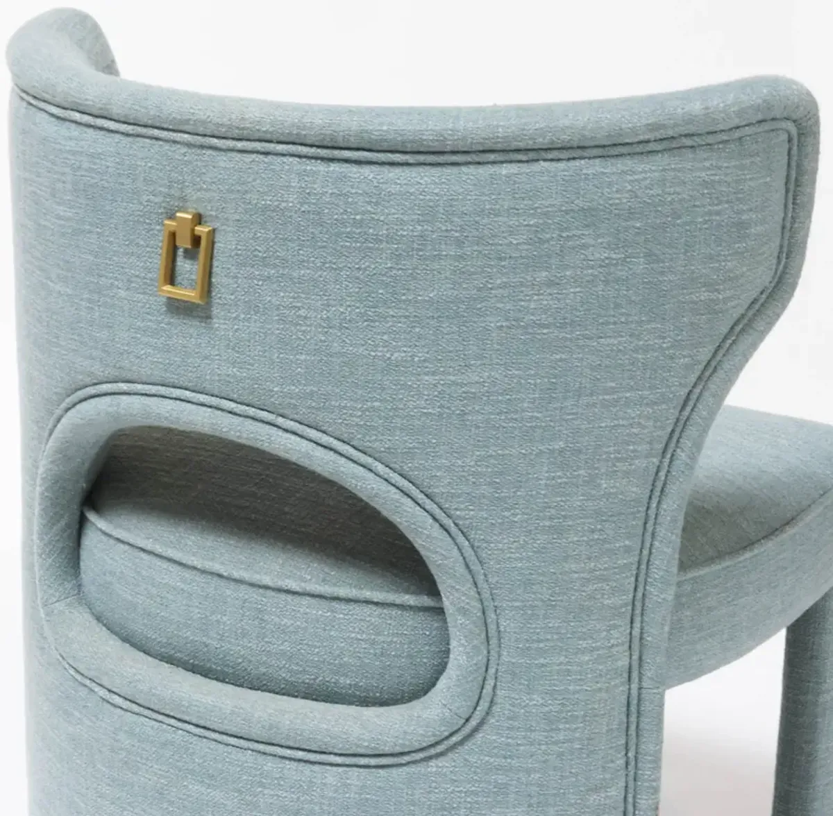 Valerie Dining Chair in French Blue Linen