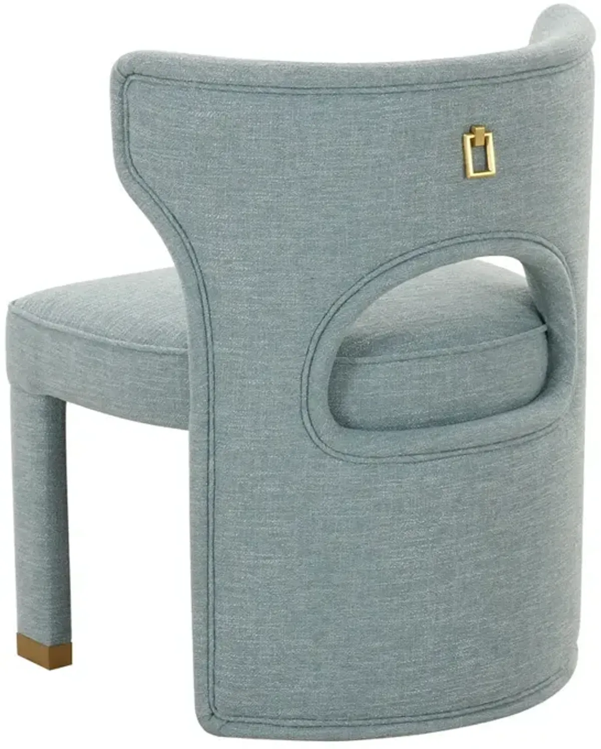 Valerie Dining Chair in French Blue Linen