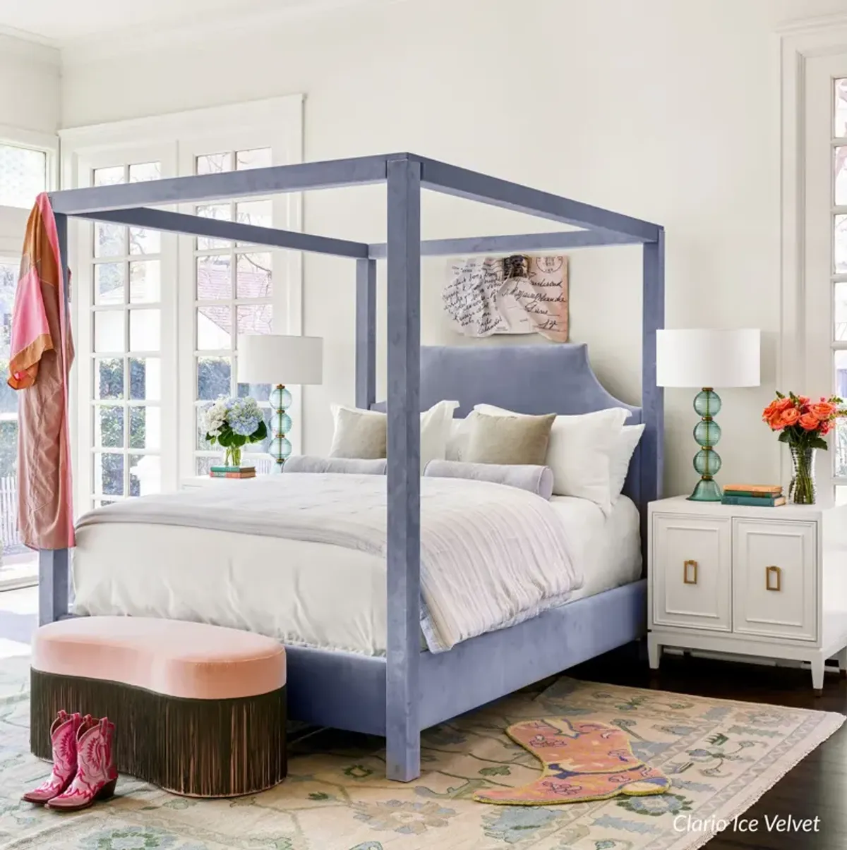 Custom Provence Canopy Bed