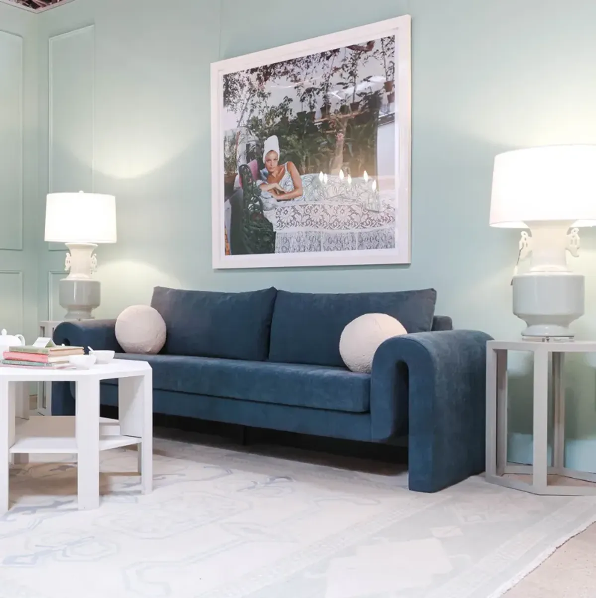 Promenade Sofa In Indigo
