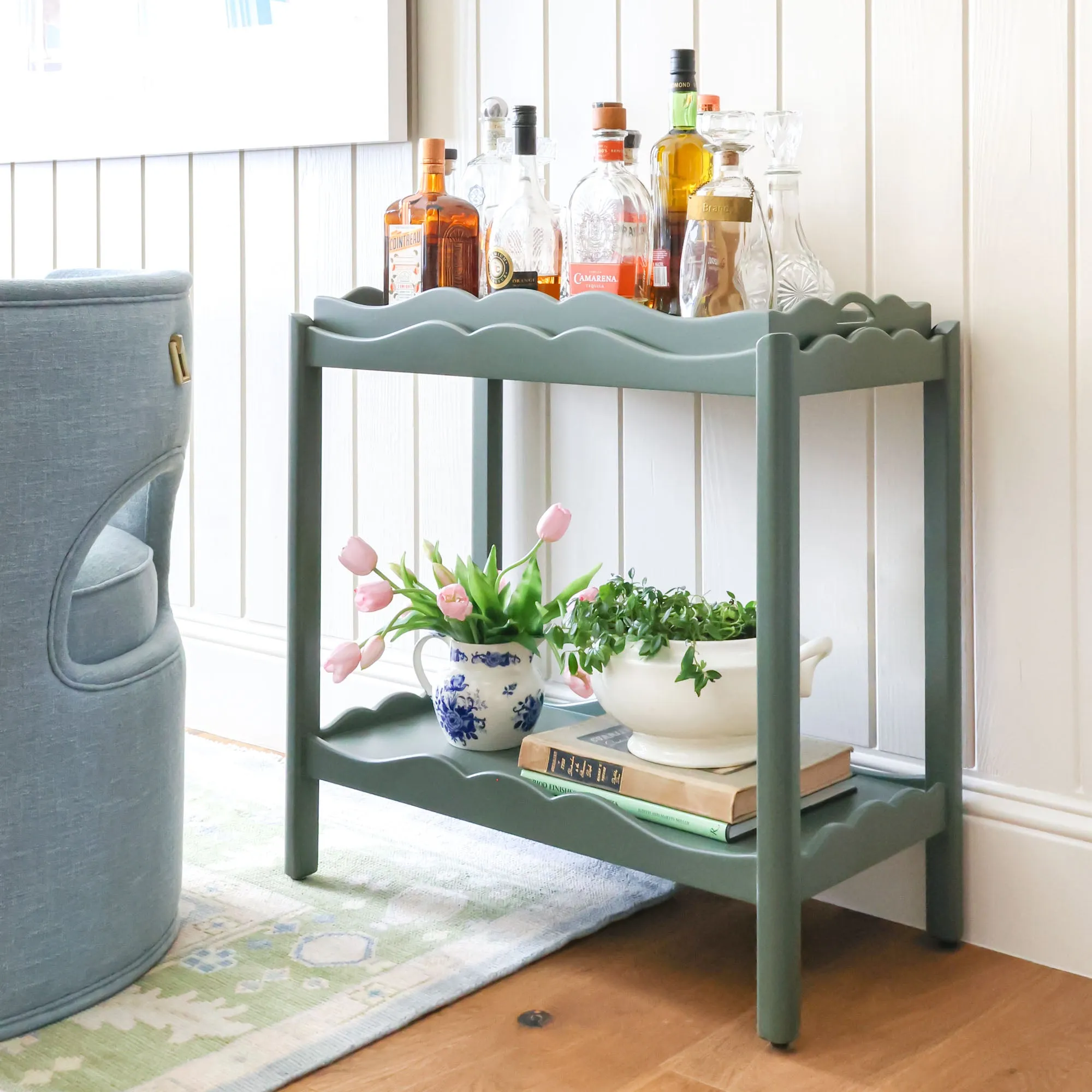 Patara Bar Console in Deep Sage