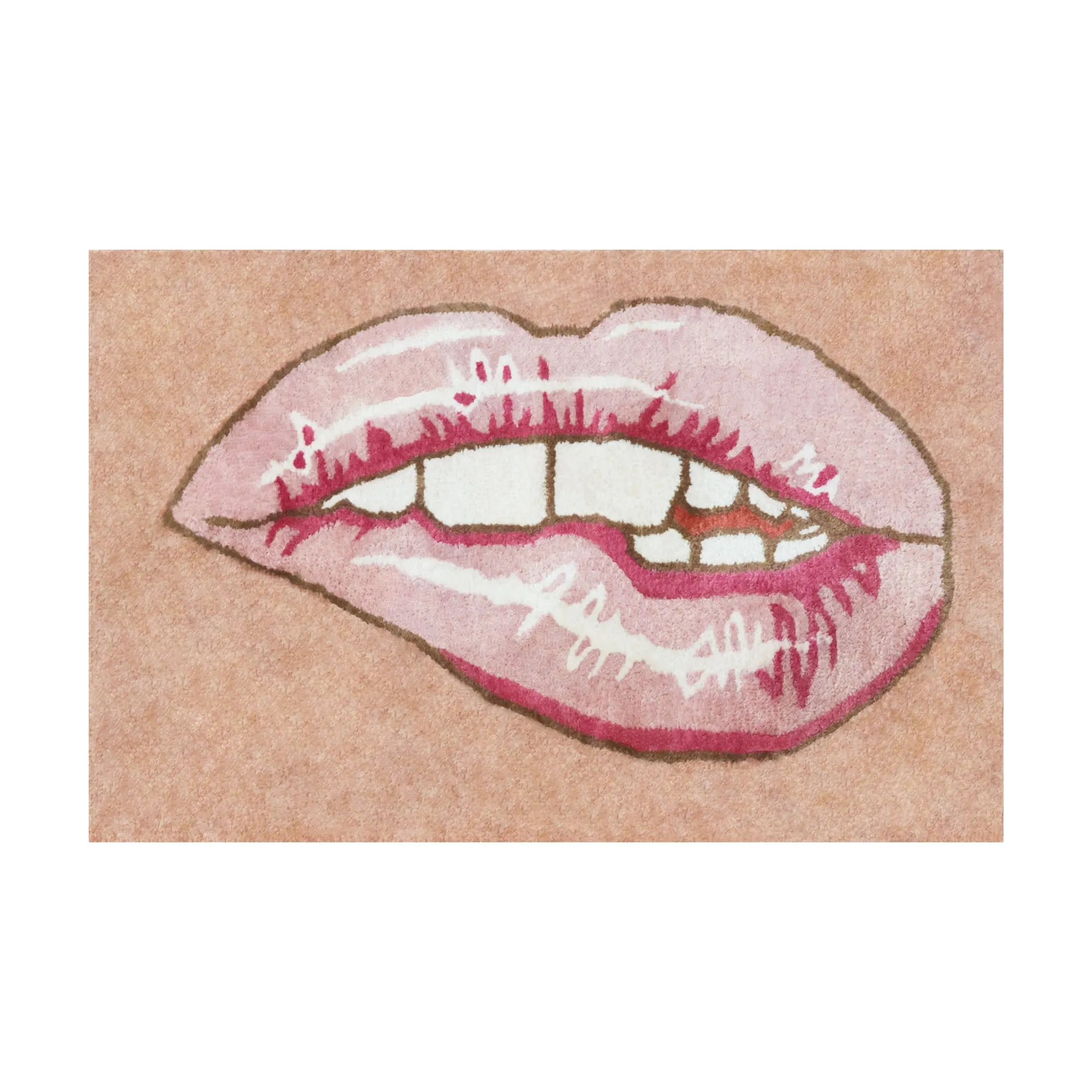 Lip Tease Tufted Mat