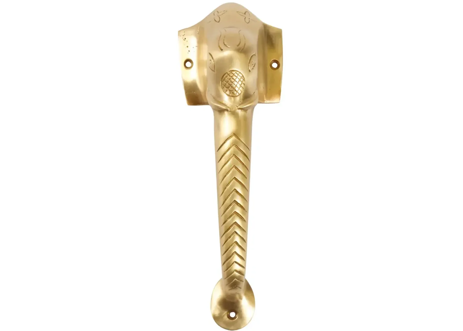 Brass Elephant Door Handle