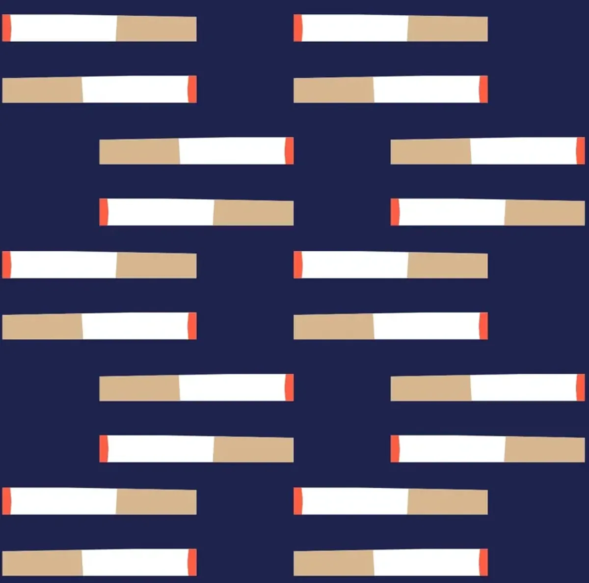 Ciggy Ciggy on Navy Wallpaper