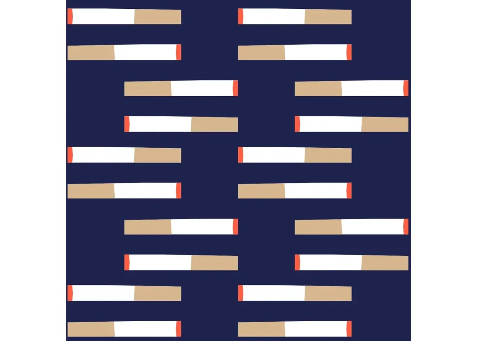 Ciggy Ciggy on Navy Wallpaper