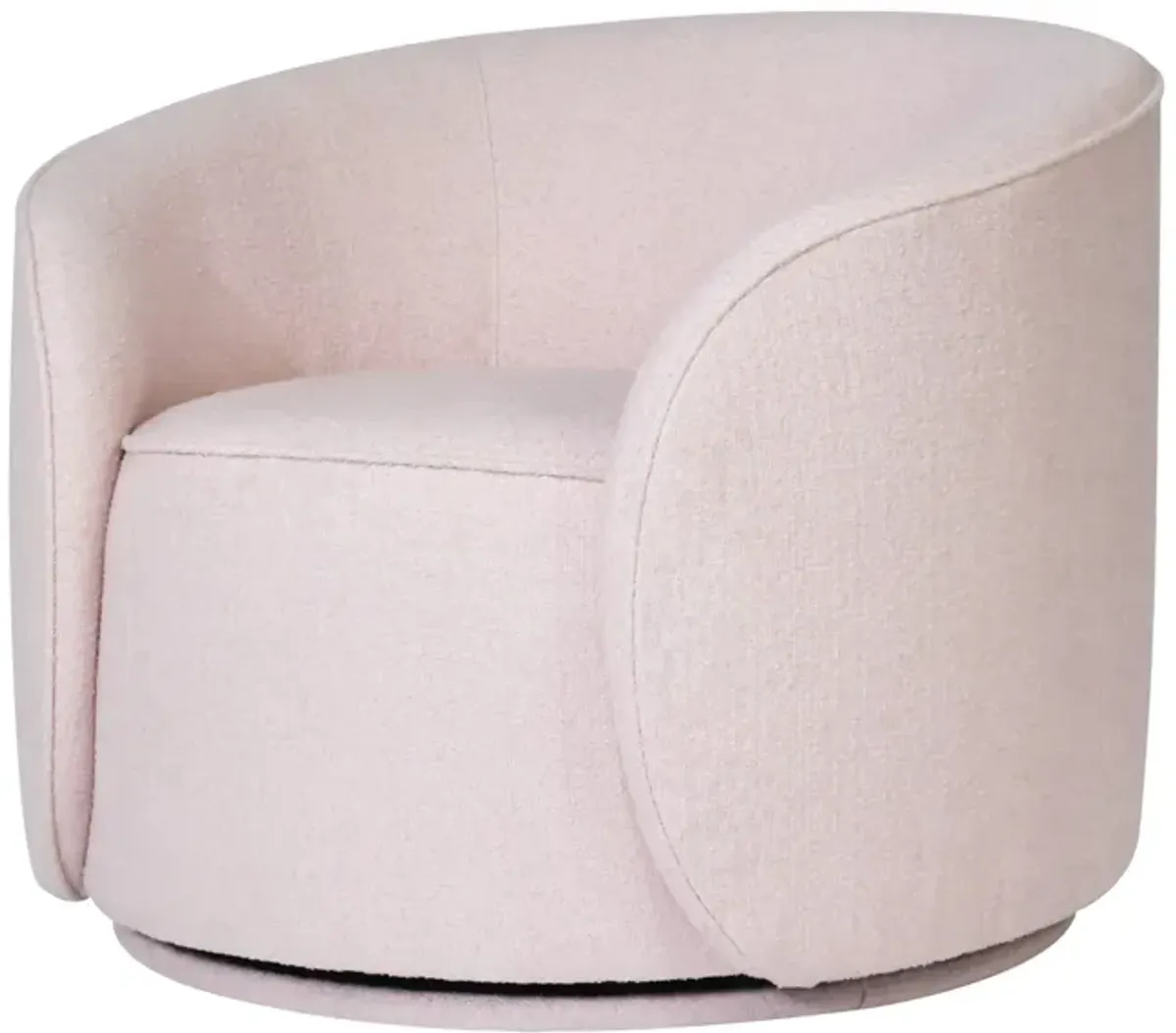 Martita Swivel Chair in Rosewater