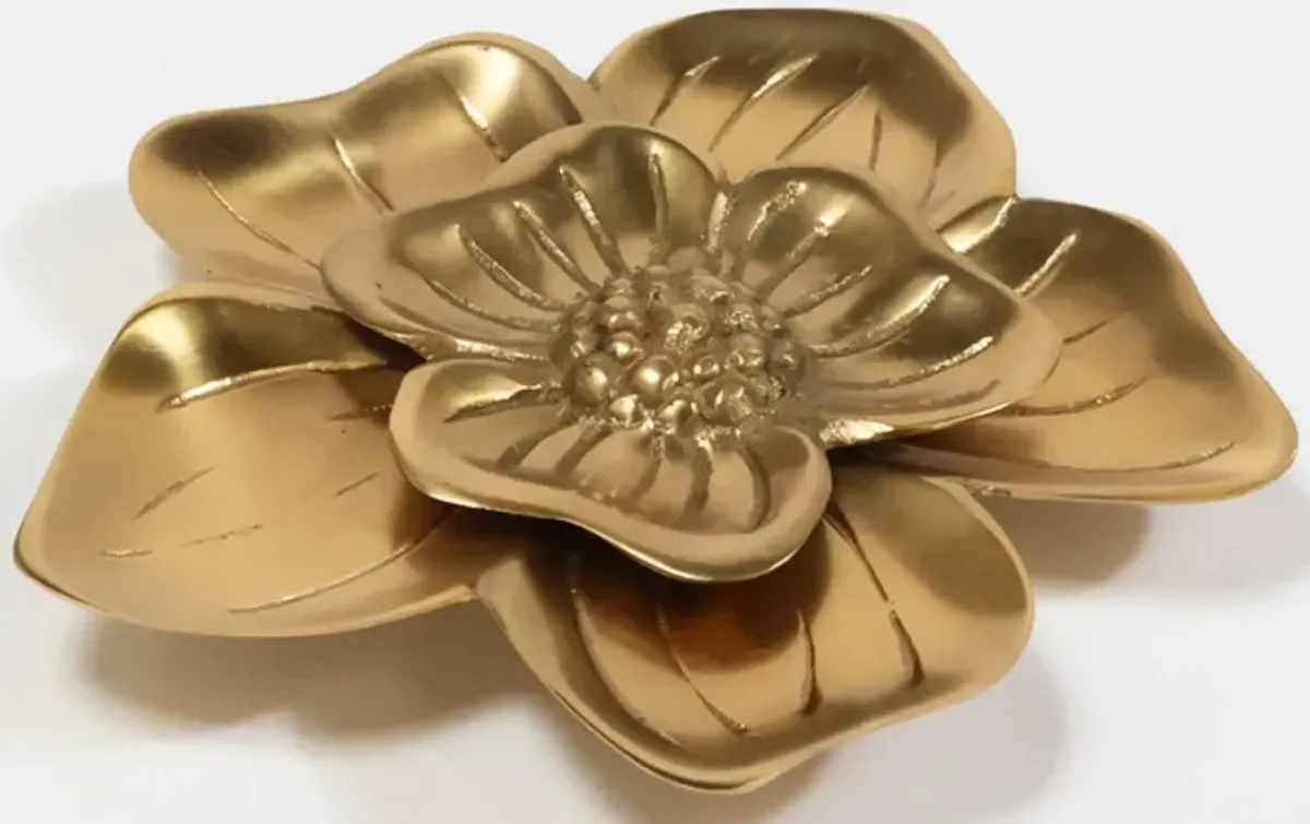 Brass Orchid Knob