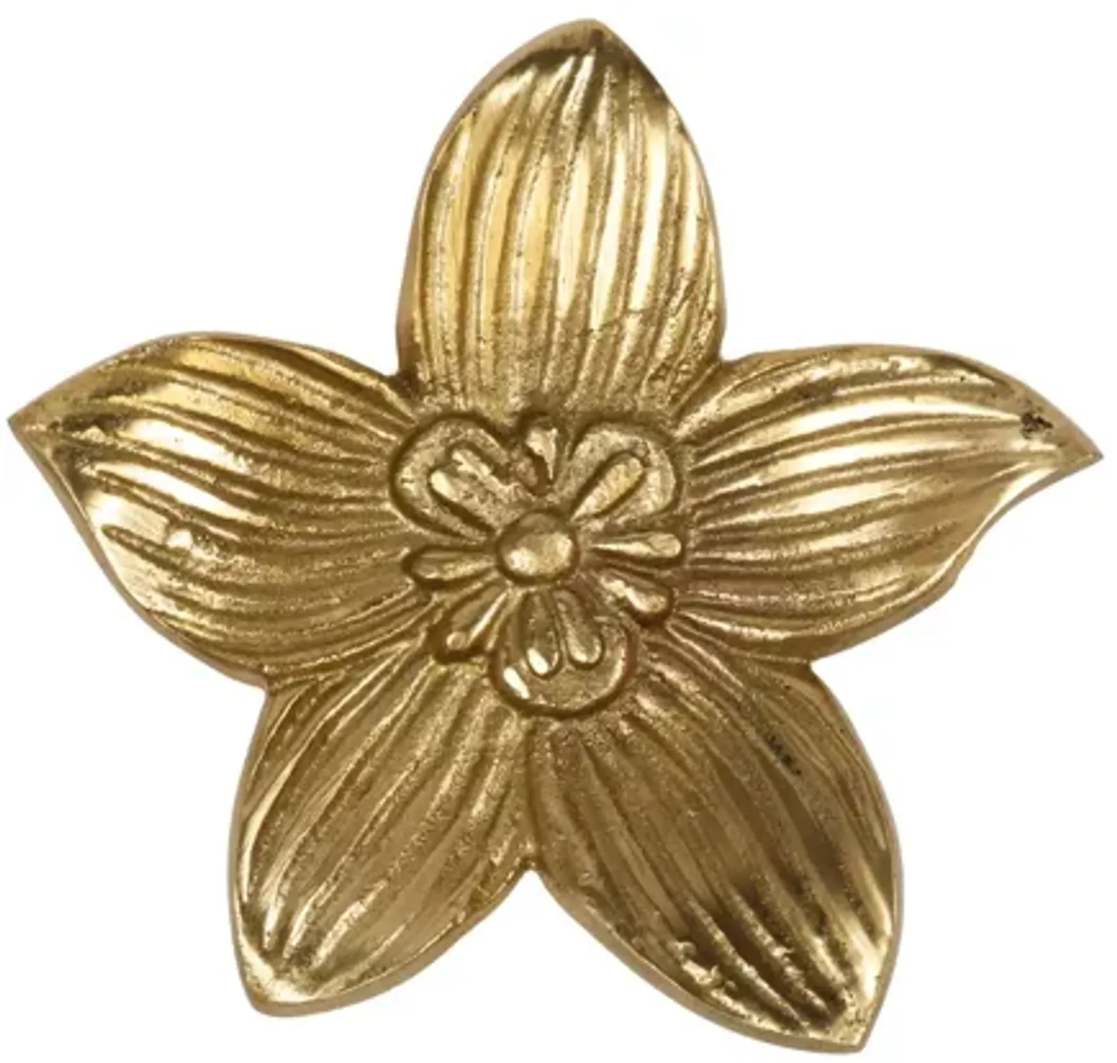 Brass Lily Knob