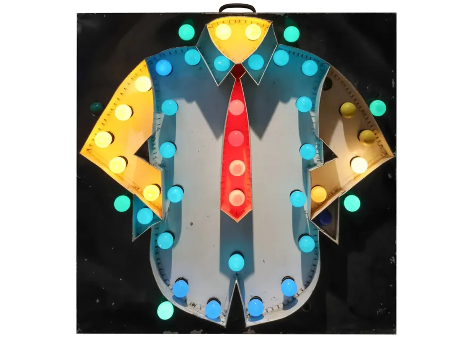 Dress Shirt Multicolor Light Up Sign