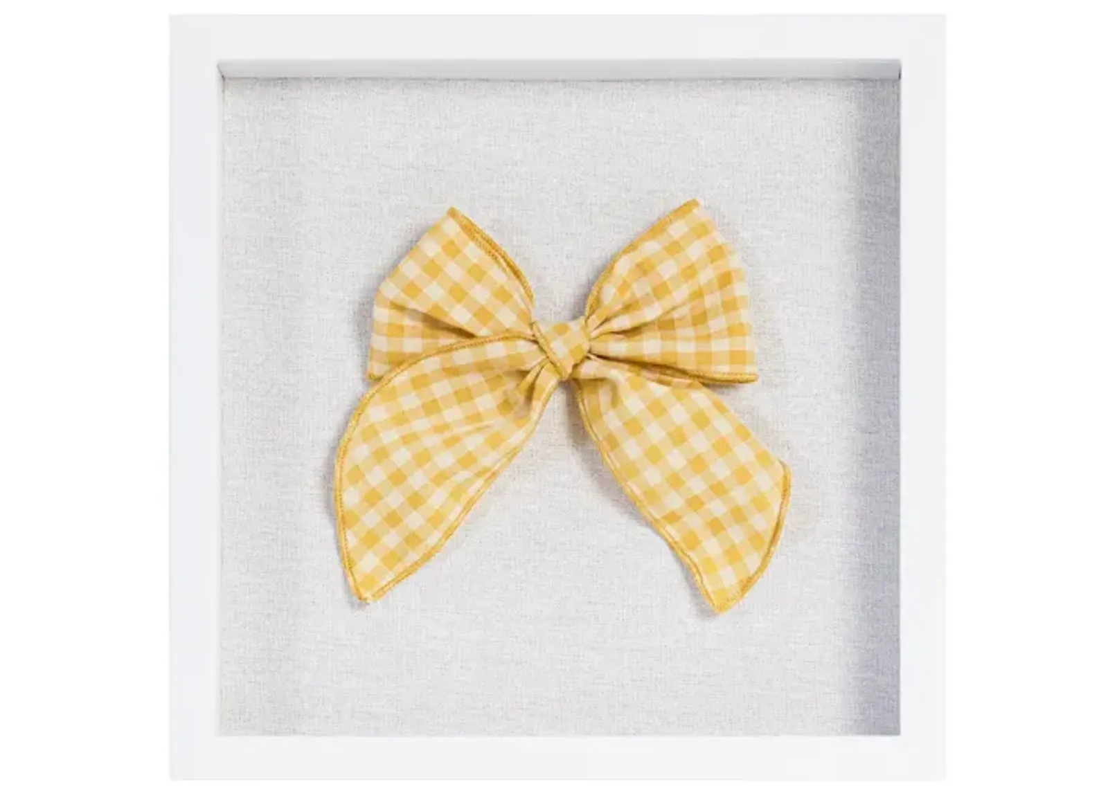 Gretl Bow Series - Yellow Gingham