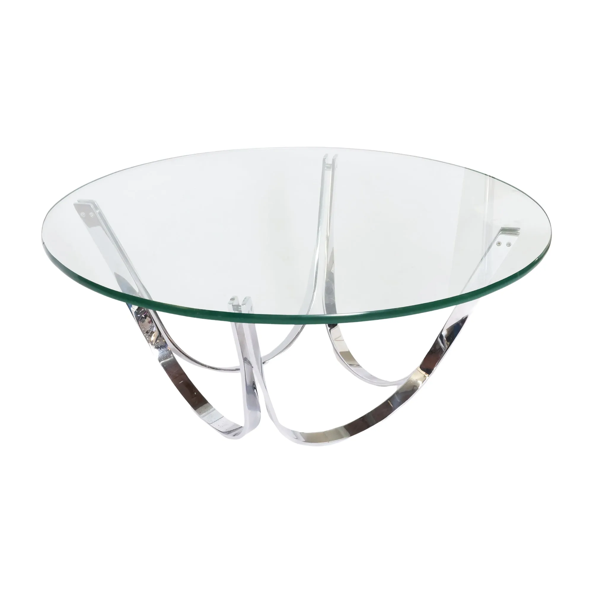 Dunbar Chromed Steel Coffee Table