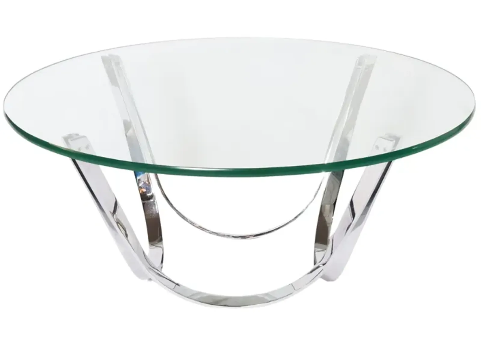 Dunbar Chromed Steel Coffee Table