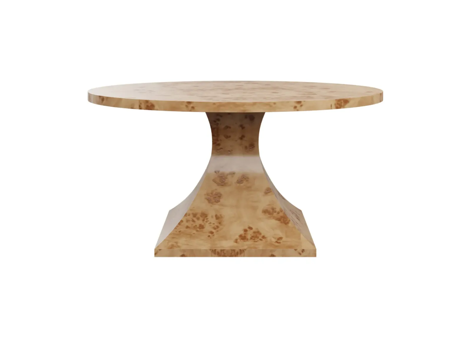 In Stock George Dining Table 60" in Golden Pecan Mappa