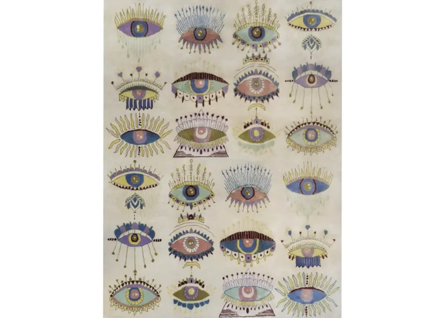 Bright Eye Multicolor Tufted Rug