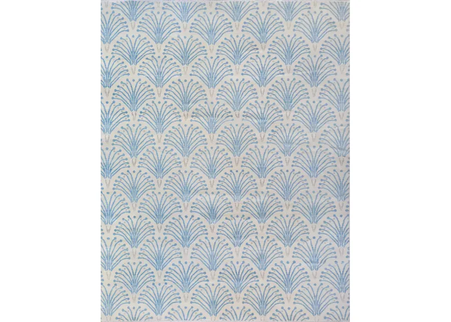 Ashley Ann Blue Turkish Knot Rug