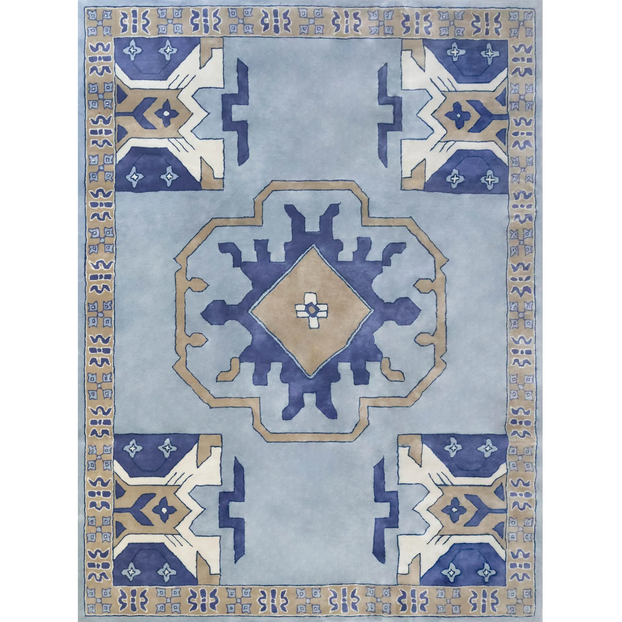 Zara Blue Tufted Rug